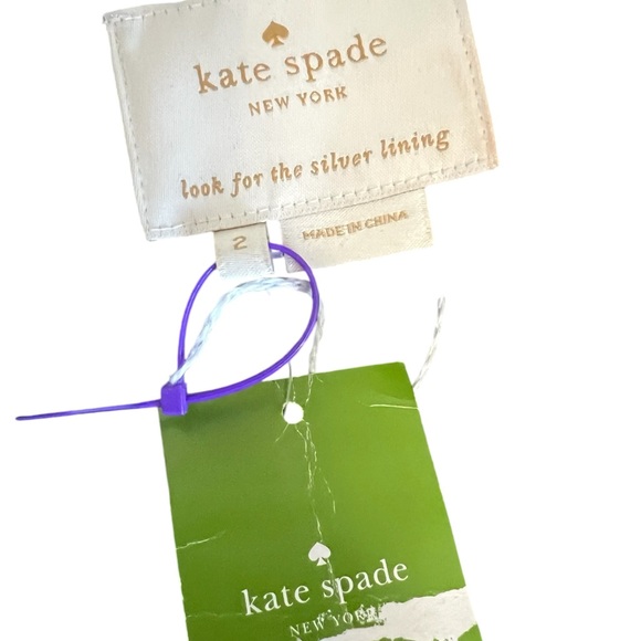 Kate Spade Paw Print Swing Dress Be Daring Black Size 2 NWT - Picture 3 of 11